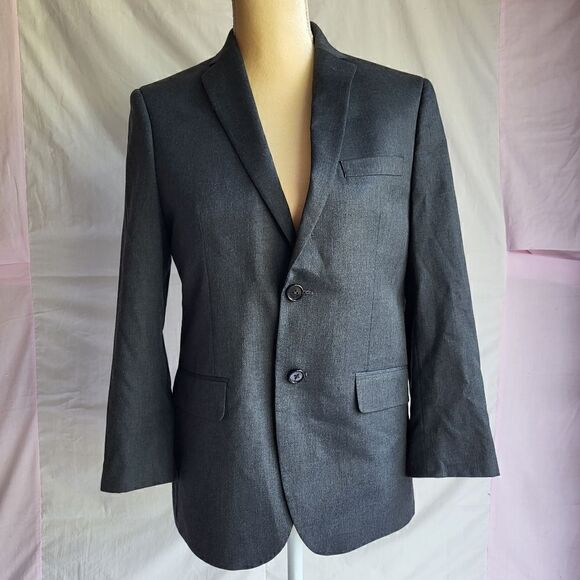 Lauren Ralph Lauren Gray Slimming Suit Jacket Size 36 - Picture 4 of 16